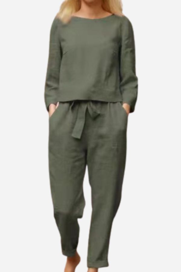 Lauren | Two Piece Set for Women - Linen Co Ord Set 10