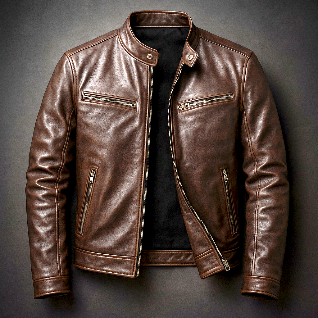 Leo | Stylish and Vintage Leather Jacket 0