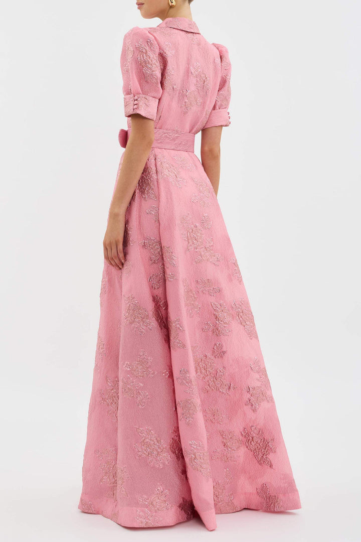 Lily | Chic and Elegant Floral Dress with Belted Waist 2