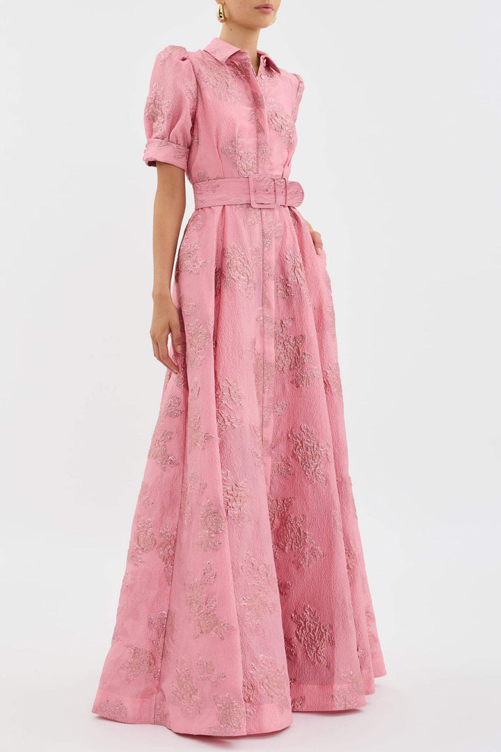 Lily | Chic and Elegant Floral Dress with Belted Waist 3