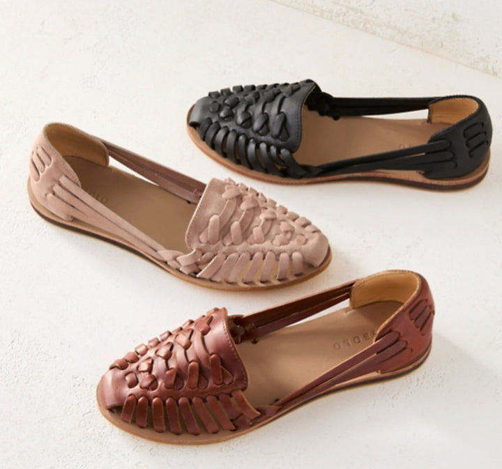 Lily | Woven Closed-Toe Slip-On Comfort Sandals 3