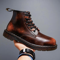 David | Vintage-Inspired Premium Genuine Leather Boots