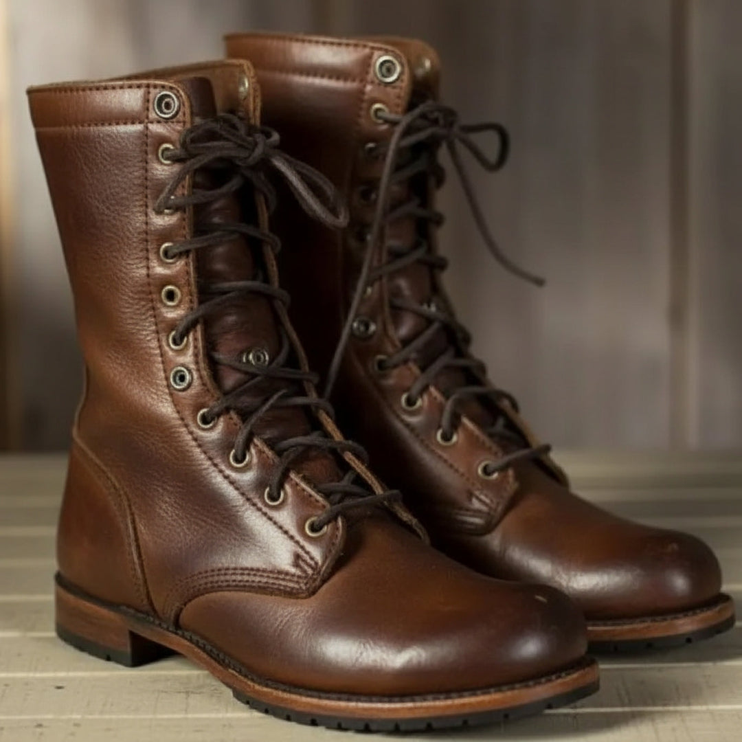 Luisa | Elegant and Stylish Lace-Up Boots 0