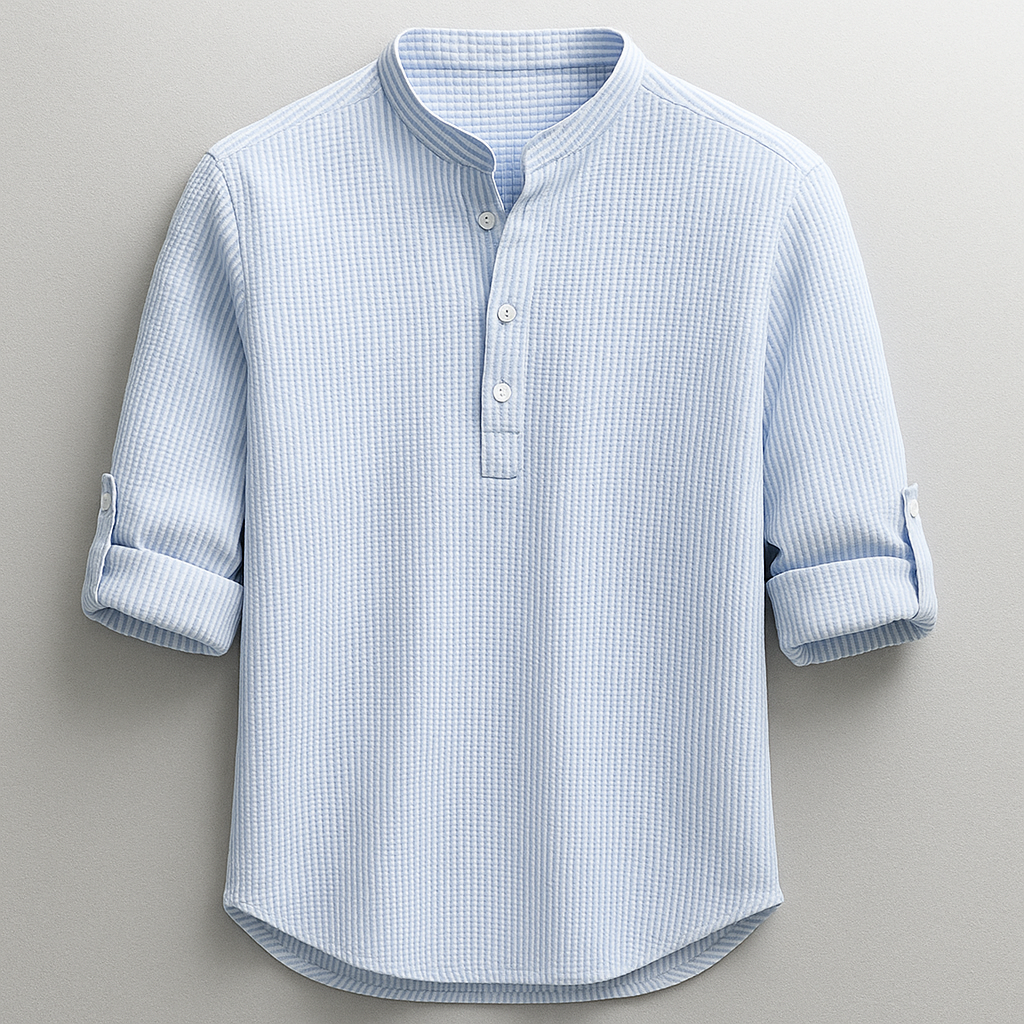 Lukas | Elegant And Structured Long Sleeve Premium Cotton Shirt 0