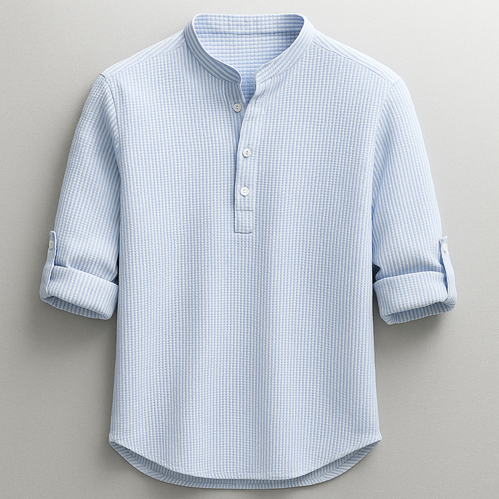Lukas | Elegant And Structured Long Sleeve Premium Cotton Shirt 0