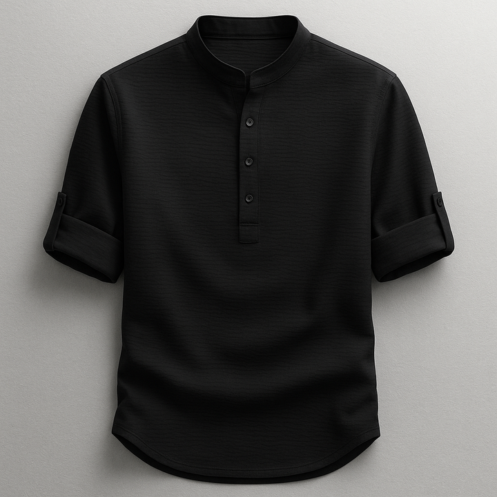 Lukas | Elegant And Structured Long Sleeve Premium Cotton Shirt 6
