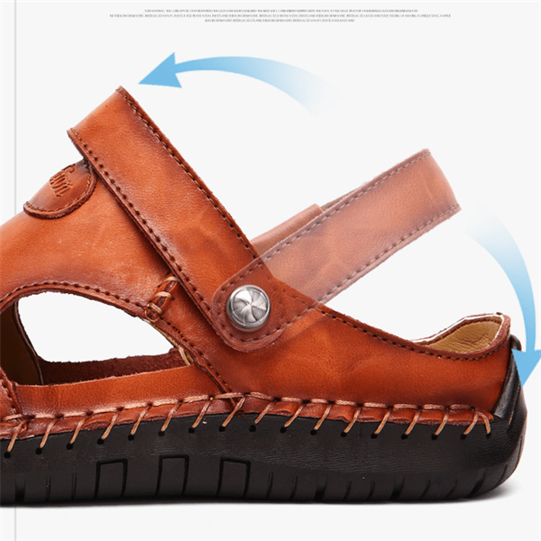 Lukas | Premium Crocodile-Textured Orthopedic Sandals 2