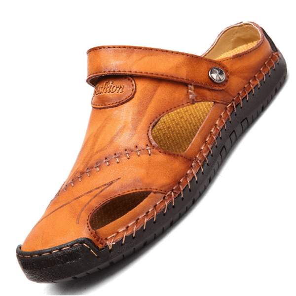Lukas | Premium Crocodile-Textured Orthopedic Sandals 7