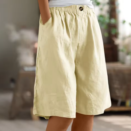 Luna | Casual and Relaxed Oversized Cotton Summer Shorts 2