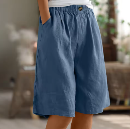 Luna | Casual and Relaxed Oversized Cotton Summer Shorts 3