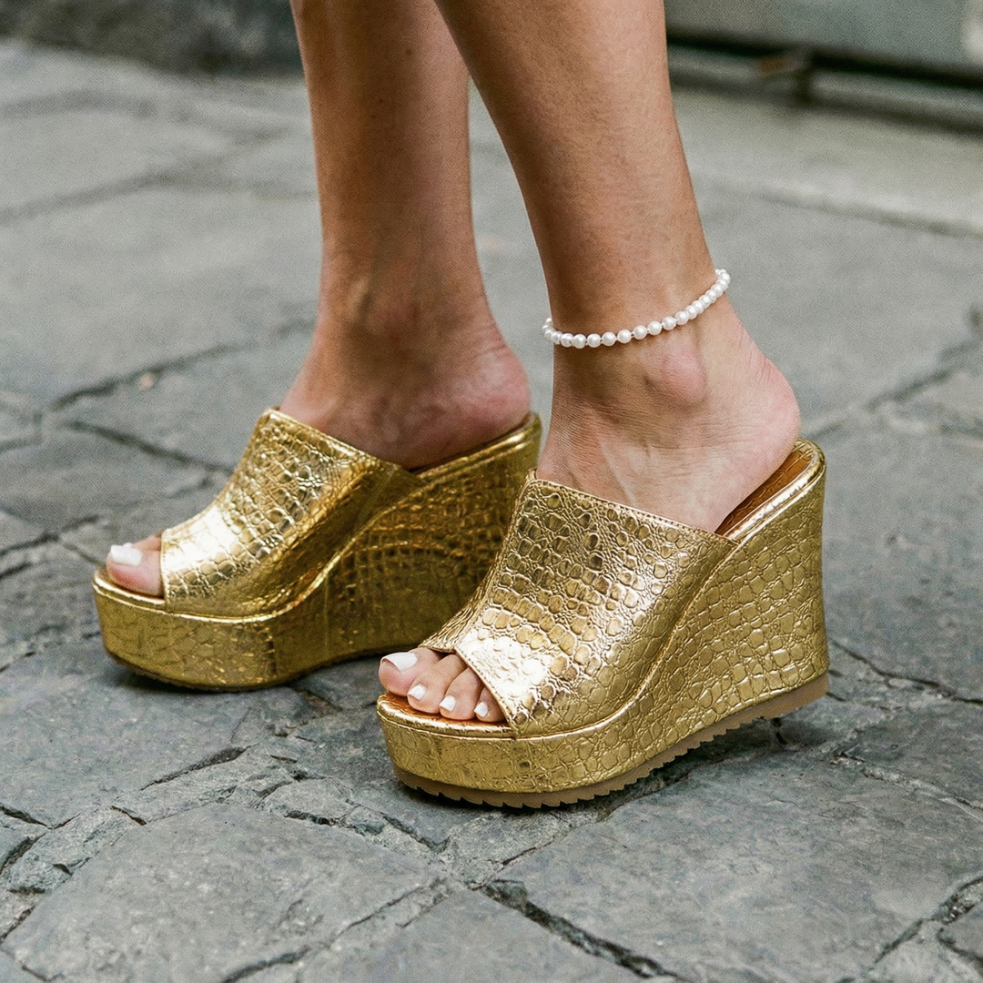 Luna | Elegant And Sophisticated Wedge Sandals 0