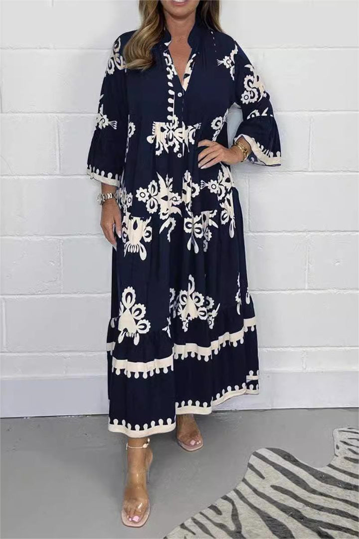 Luna | Enchanting Tiered Floral Maxi Dress 5