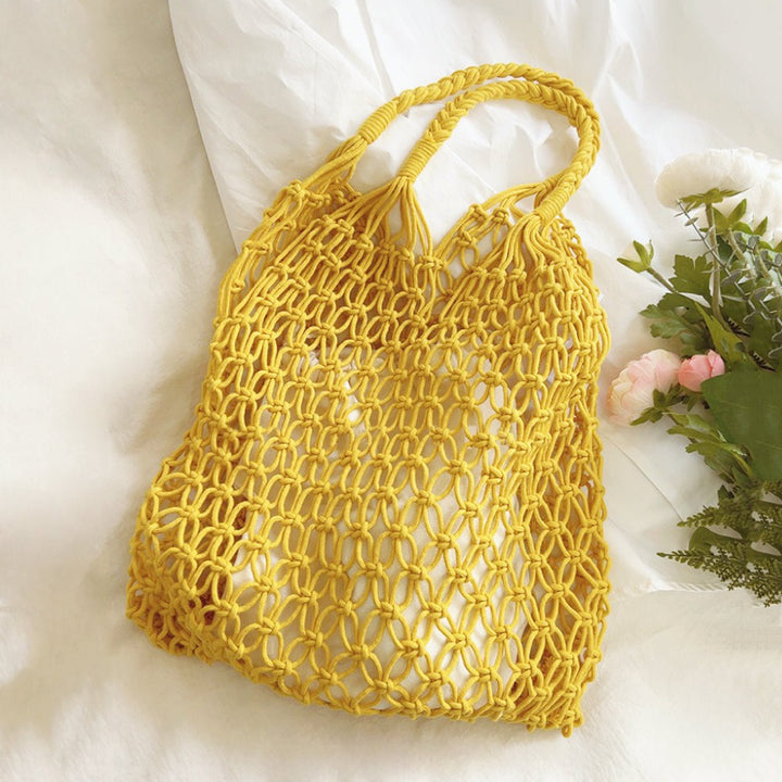 Luna | Handmade Macrame Cotton Tote Bag 3