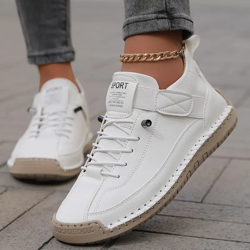 Lyra | Premium Leather Orthopedic Slip On Sneakers 0