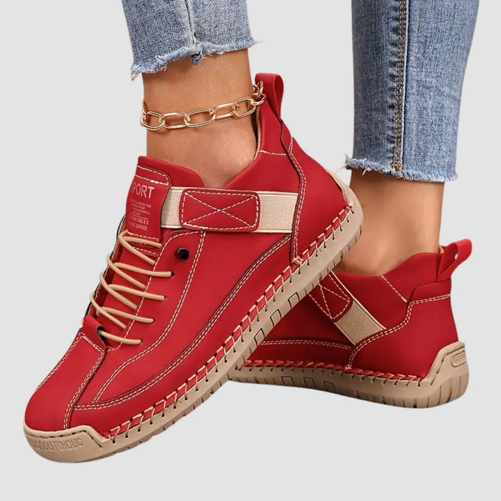 Lyra | Premium Leather Orthopedic Slip On Sneakers 4