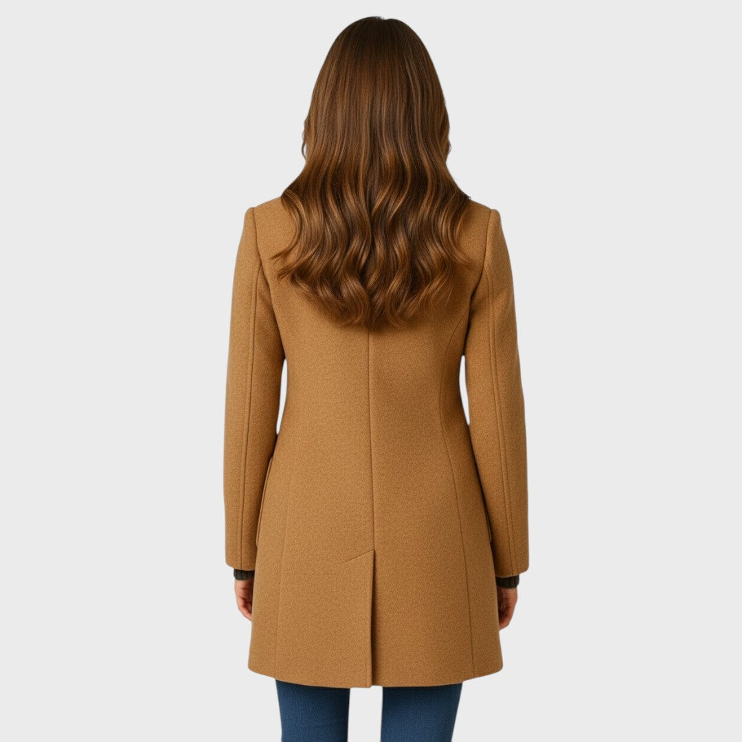 Maddison | Elegant & Warm Women’s Winter Coat – Tailored Wool Button-Up 1