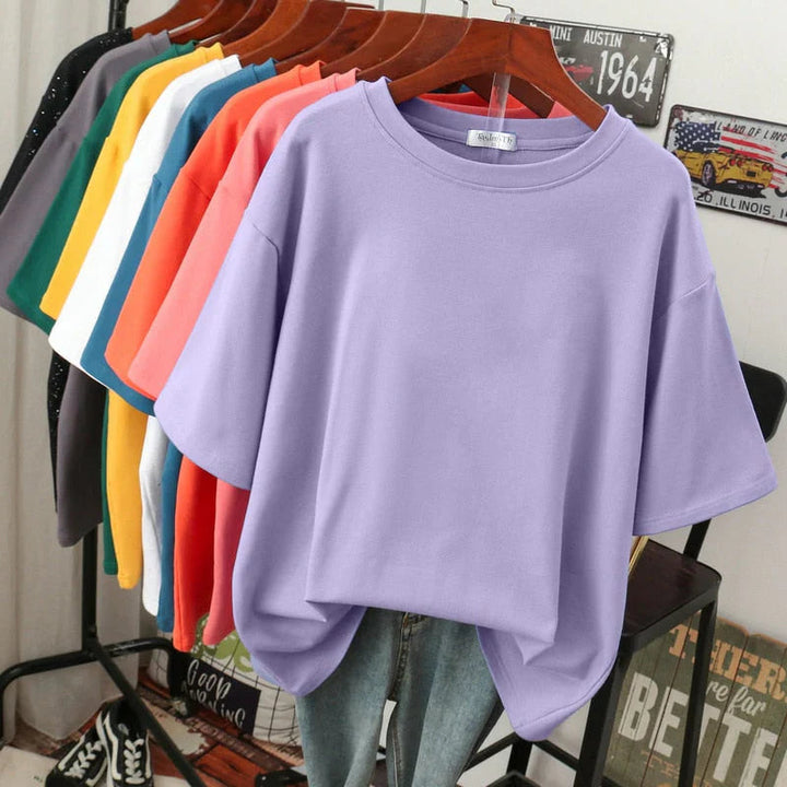 Madison | Oversized T Shirt – Soft Cotton Blend, Casual Fit 11