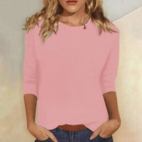Audrey | Versatile and Timeless Quarter Sleeve Essential Top