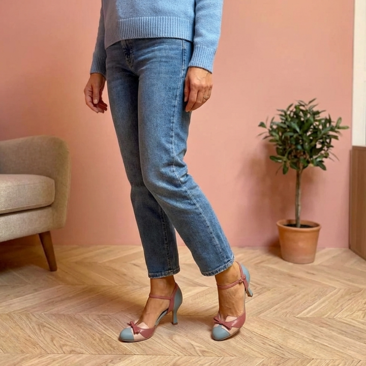 Mara | Vintage-Inspired, Orthopedic Sandals for Women with Bow Detail 1