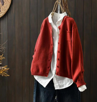 Elise | Comfortable And Versatile Oversized Knit Cardigan