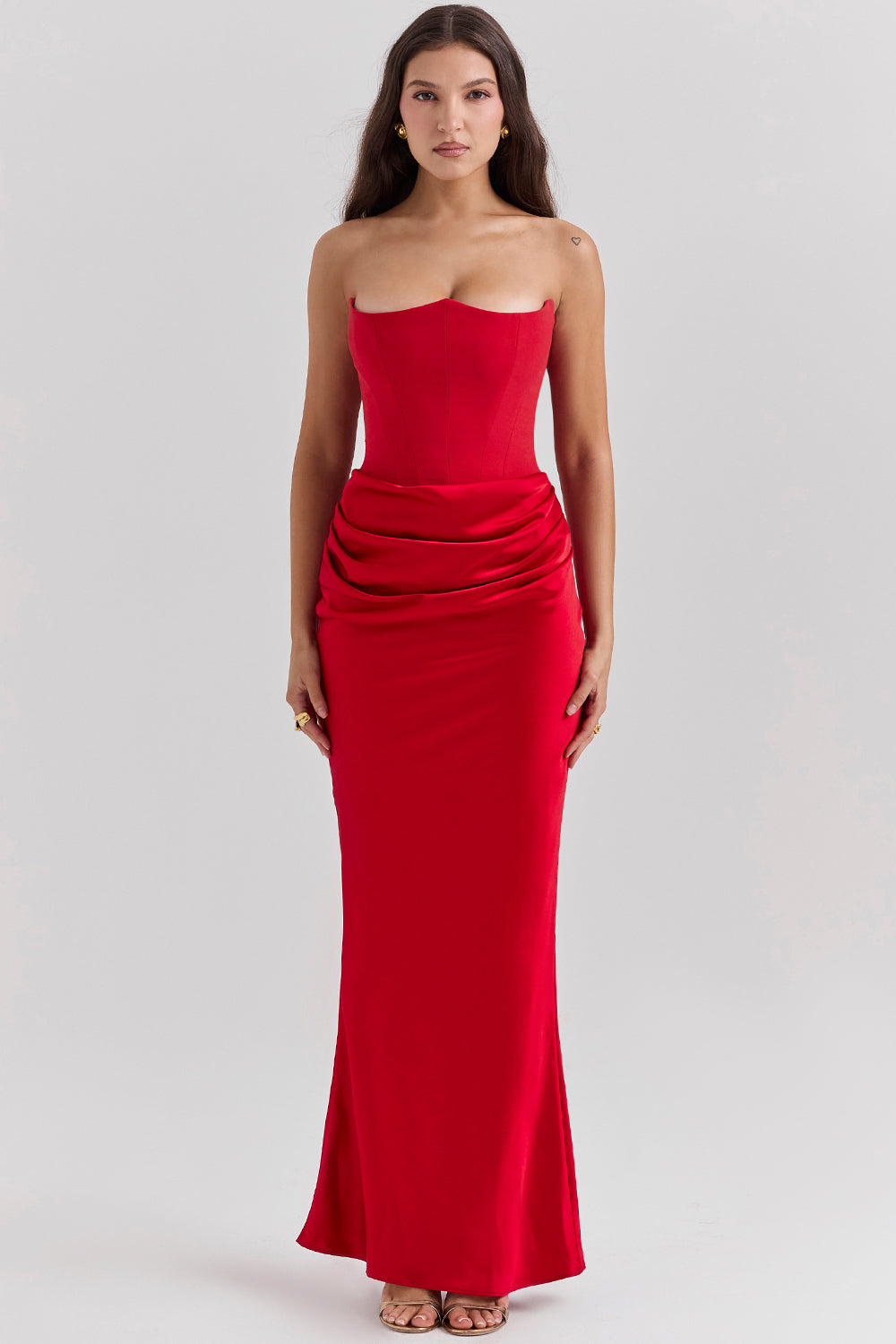 Marina | Elegant strapless corset dress 10