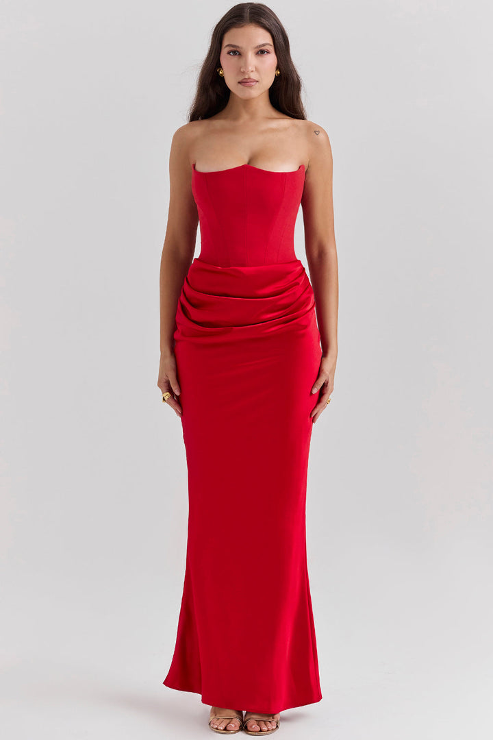 Marina | Elegant strapless corset dress 10