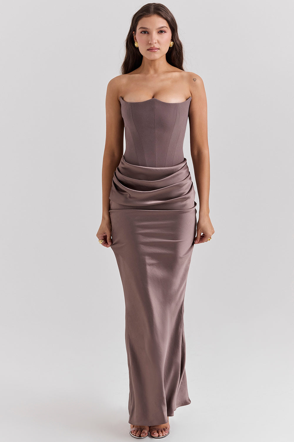 Marina | Elegant strapless corset dress 11
