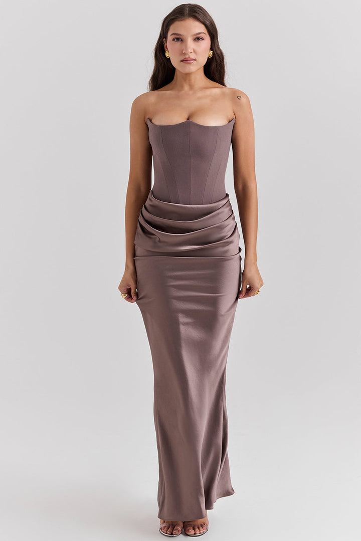 Marina | Elegant strapless corset dress 11