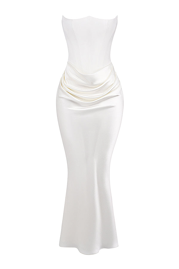 Marina | Elegant strapless corset dress 7