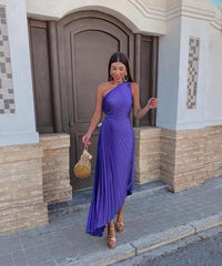 Seraphina | Modern One-Shoulder Wedding Guest Dress