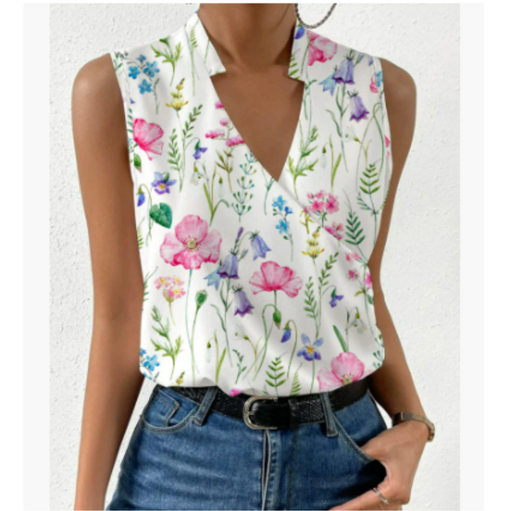 Mia | Elegance and Warm Sleeveless Summer Top 5
