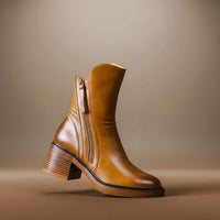 Clara | Sophisticated And Comfortable Leather Ankle Boots