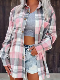 Mila | Versatile Oversized Plaid Flannel Shirt