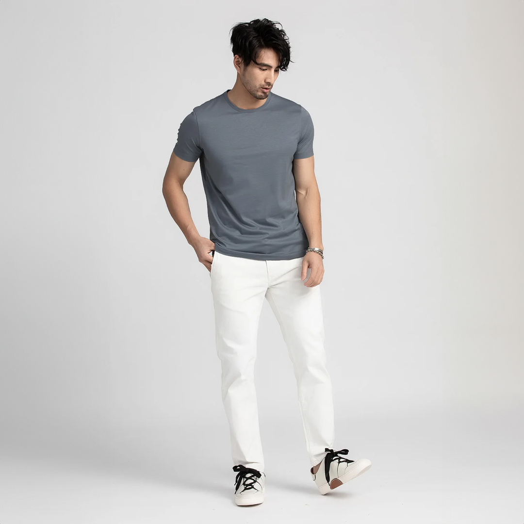 Michael | Silk half sleeve T-shirt 0
