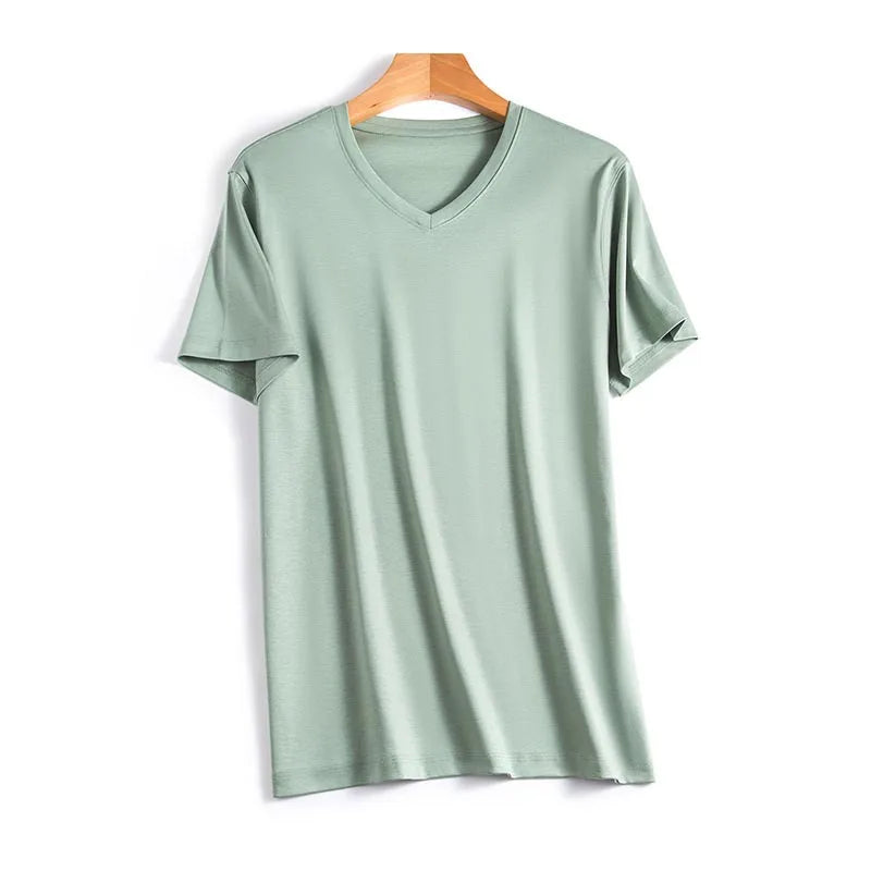 Michael | Silk half sleeve T-shirt 15