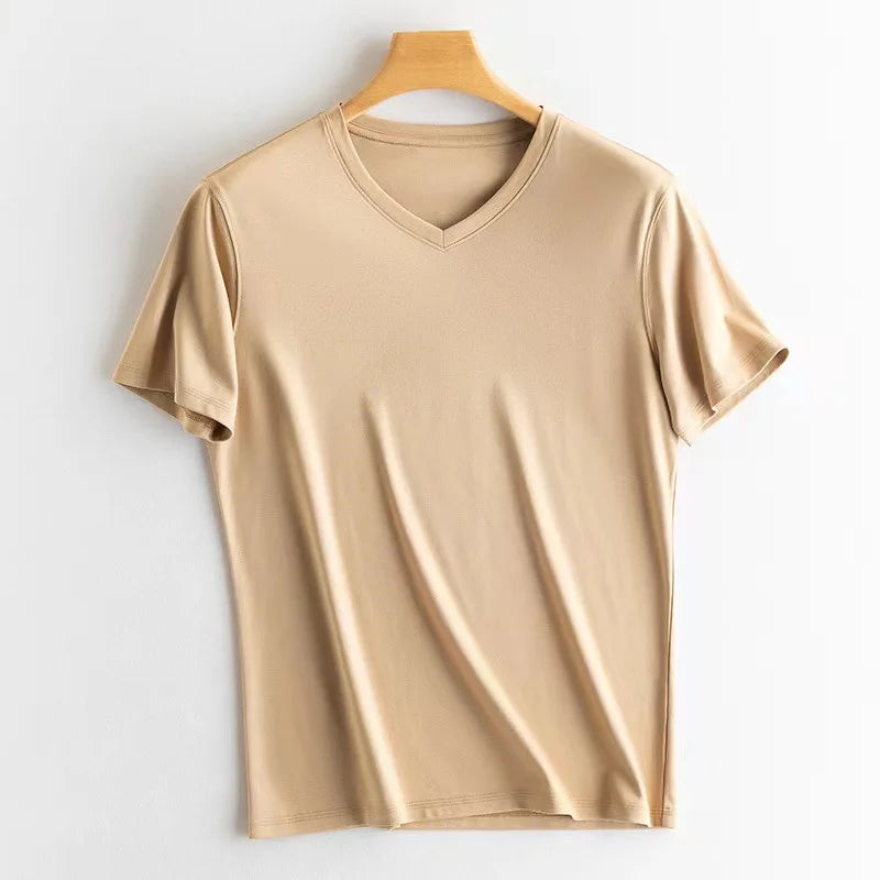 Michael | Silk half sleeve T-shirt 18