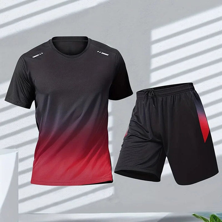 Mick | Color Gradient Print Active Sportswear Set 1