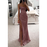 Eleanor | Elegance and Flowing Slit Women's Homecoming Dress