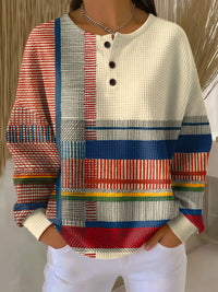 Madison | Cozy And Warm Double Knitted Waffle Fleece Sweater