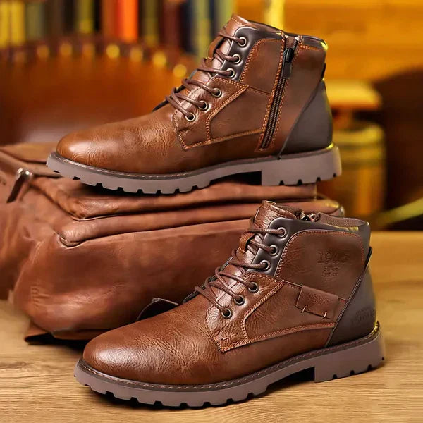 Mitchell | Black Leather Boots for Men 0