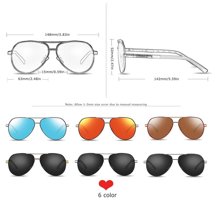 Nate | Sunglasses – Stainless Steel, Polarized for Men 6