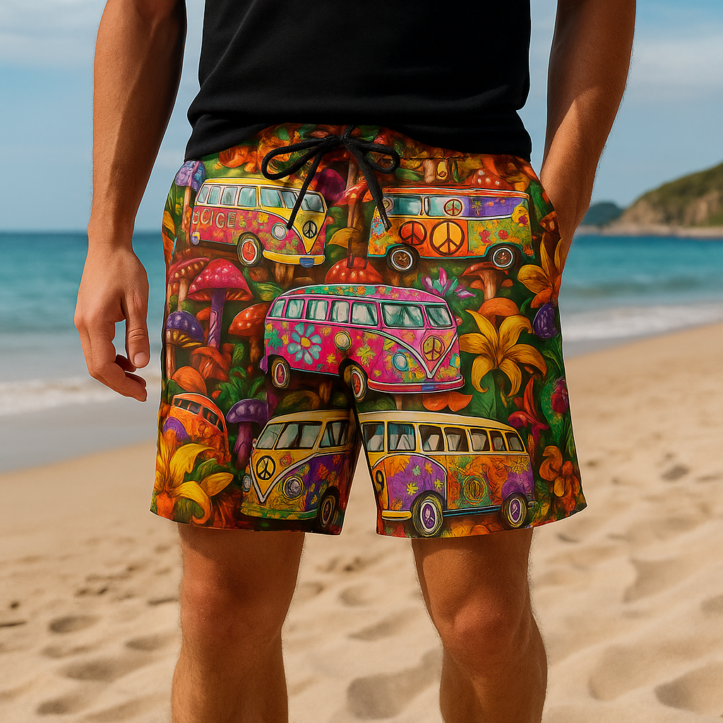 Ninos | Lightweight  Graffiti Print Swim Shorts 1