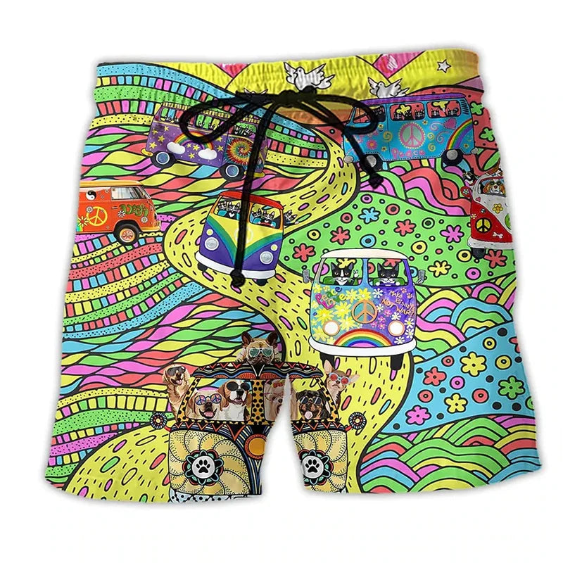 Ninos | Lightweight  Graffiti Print Swim Shorts 6