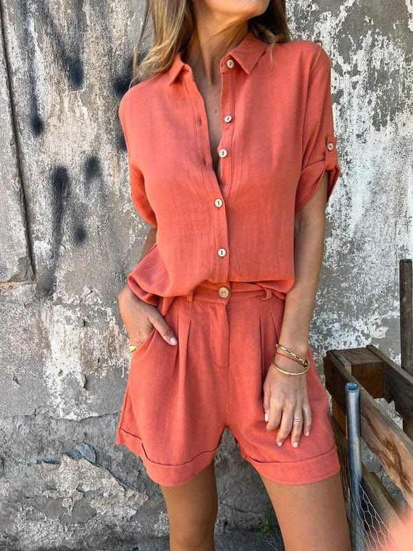 Noa | Two-Piece Linen Blend Set 0