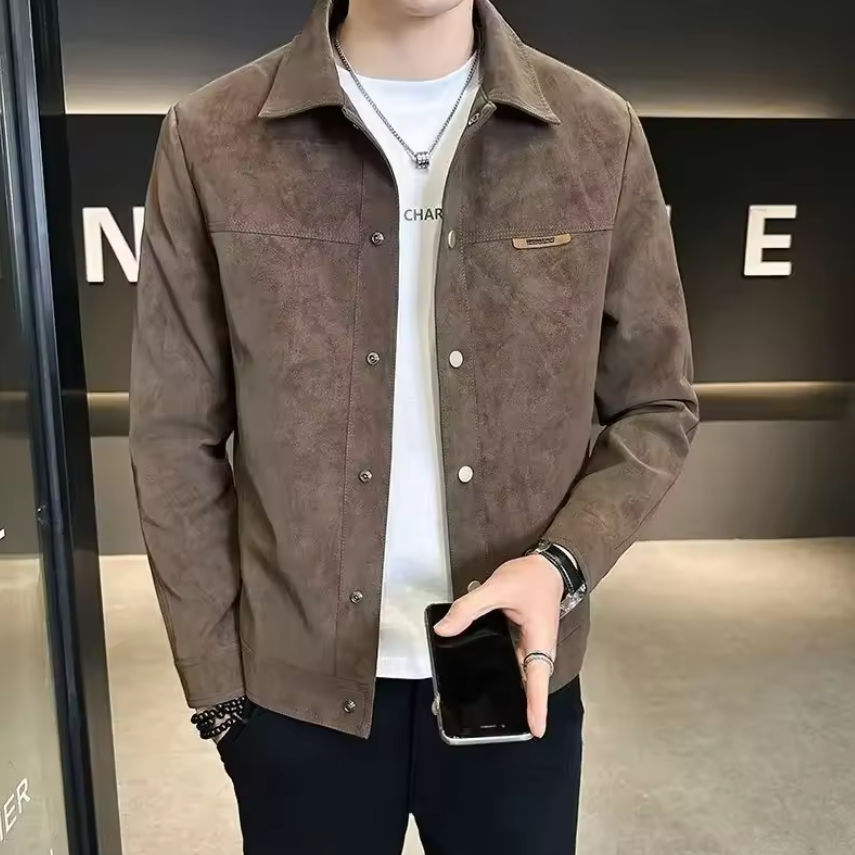 Noah | Stylish Zipper Leather Jacket 0