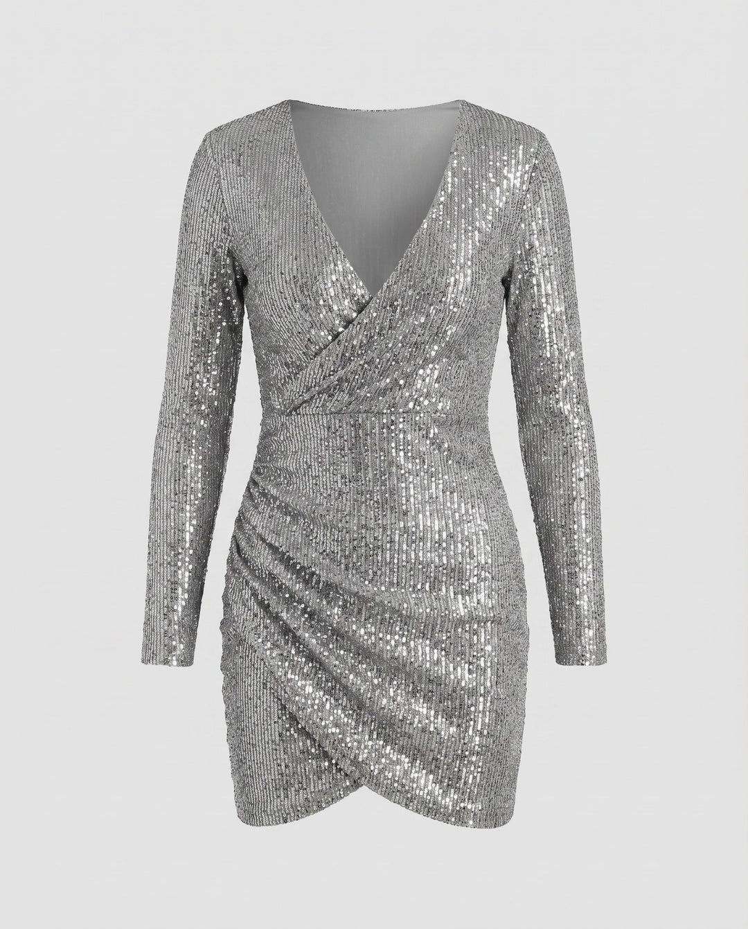 Nova | Wrap Detail Ruffle Bodycon Homecoming Dress 0