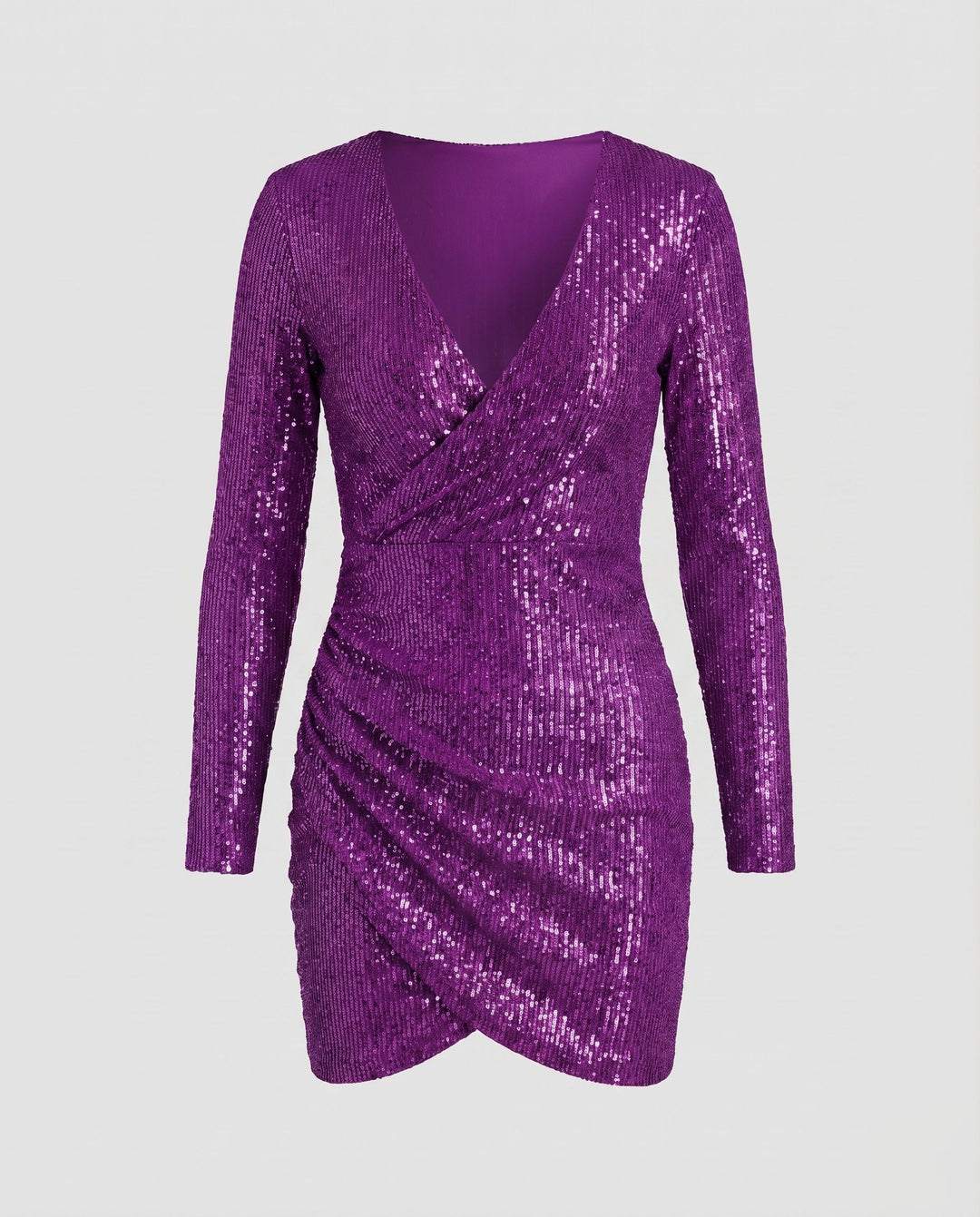 Nova | Wrap Detail Ruffle Bodycon Homecoming Dress 6