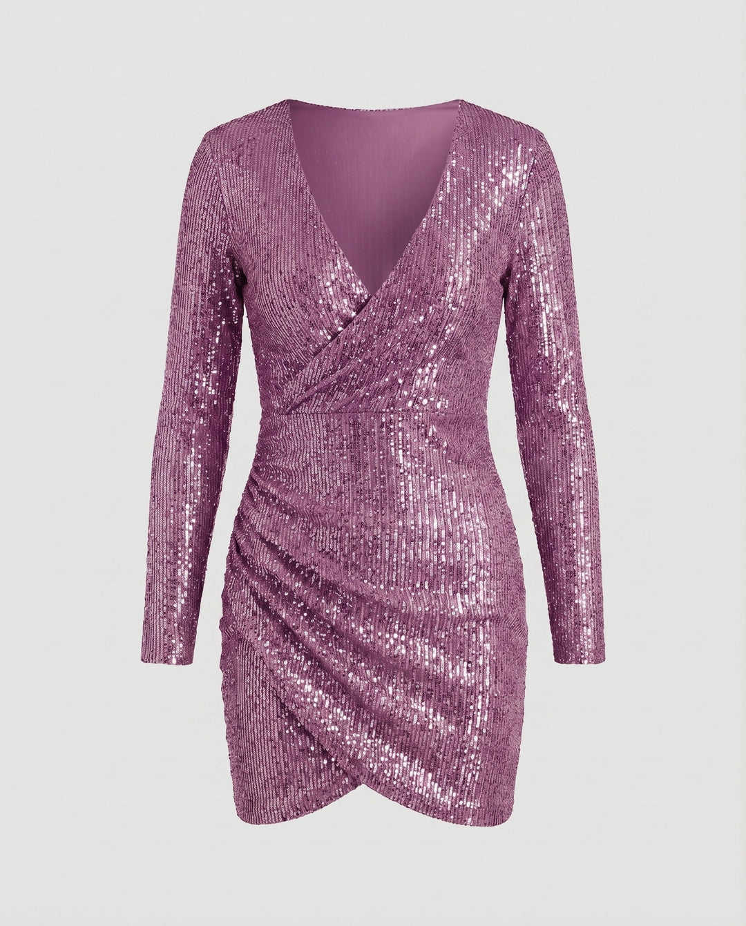 Nova | Wrap Detail Ruffle Bodycon Homecoming Dress 8