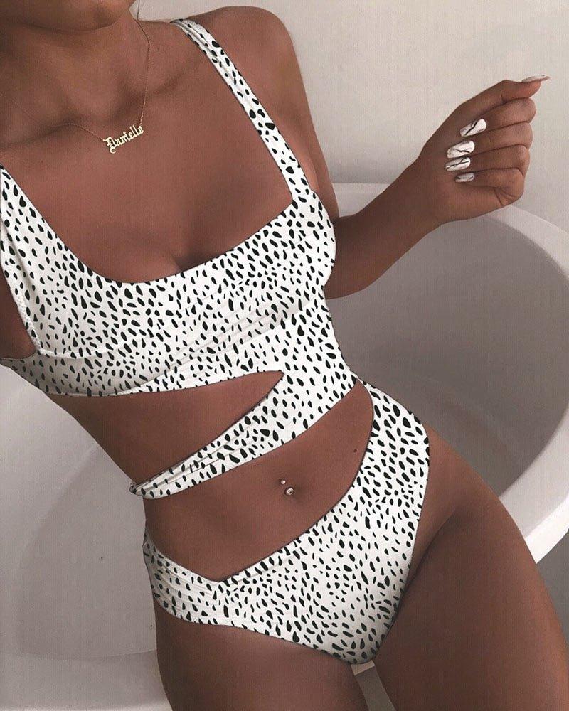 Rose | Elegant Wolf One Piece Swimsuit for Women 5