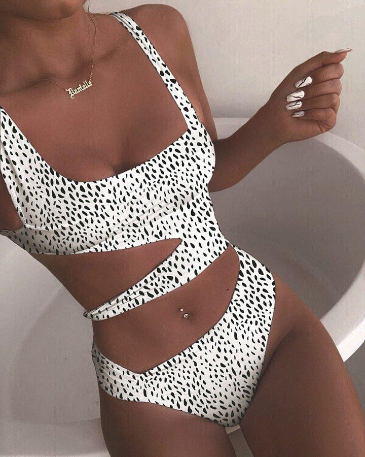 Rose | Elegant Wolf One Piece Swimsuit for Women 5